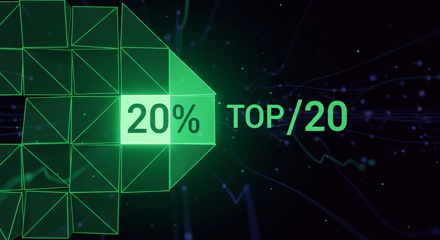 80/20 Principle - How the top 20% of market participants drive 80% of accurate predictions